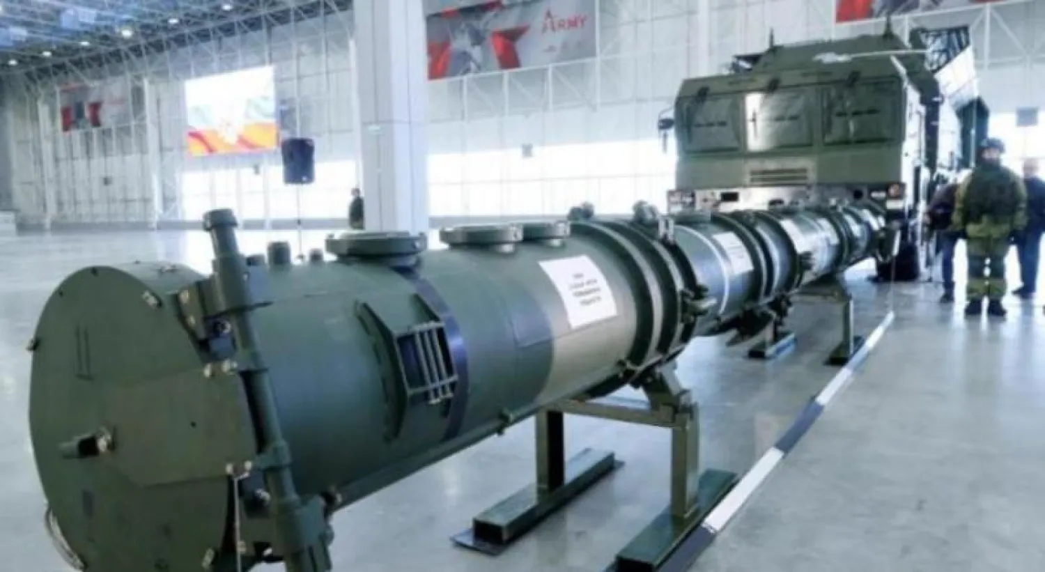 عرض مكوّنات نظام صواريخ «كروز» في باتريوت إكسبوسنتر قرب موسكو (أرشيفية - رويترز)