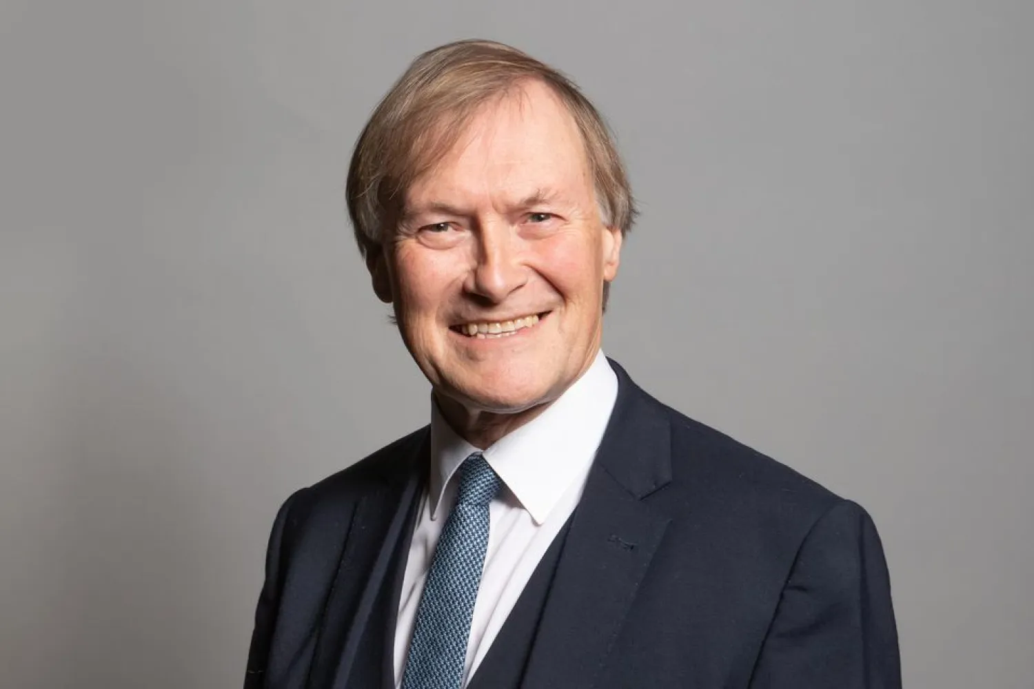 British lawmaker David Amess, 69, poses in his official portrait. UK Parliament/via REUTERS