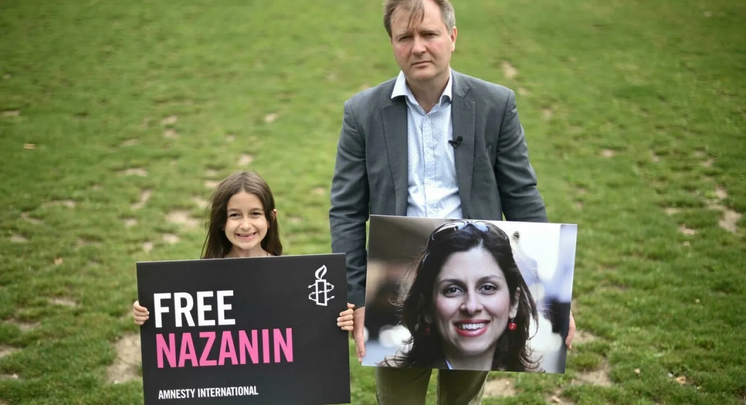 Zaghari-Ratcliffe's daughter Gabriella is now aged seven. (AFP)