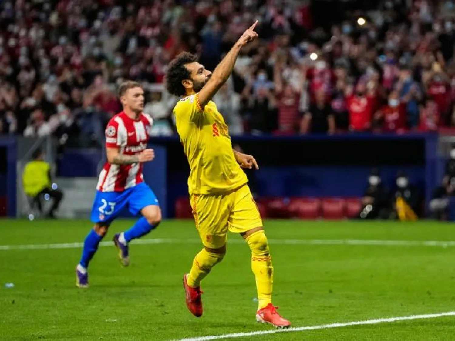 Mohamed Salah struck twice in a thrilling 3-2 win for Liverpool in the Champions League  |  Photo Credit: AP
