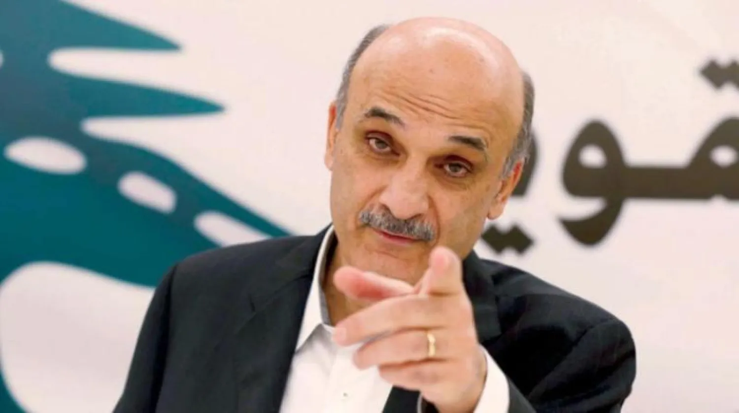 رئيس حزب القوات اللبنانية سمير جعجع (رويترز)