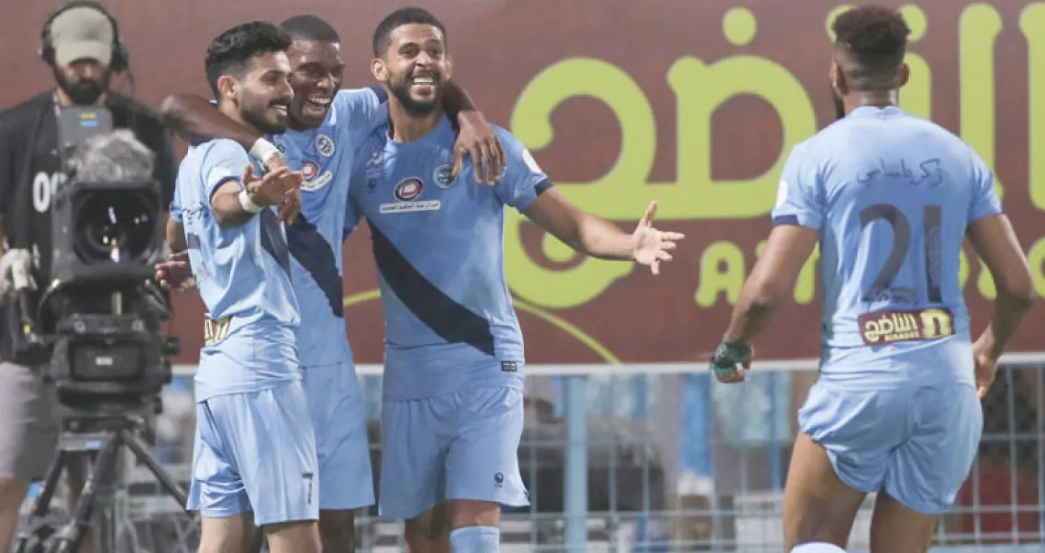 الباطن حقق فوزاً مهماً على الفيحاء في الجولة العاشرة من الدوري (تصوير: سعد العنزي)