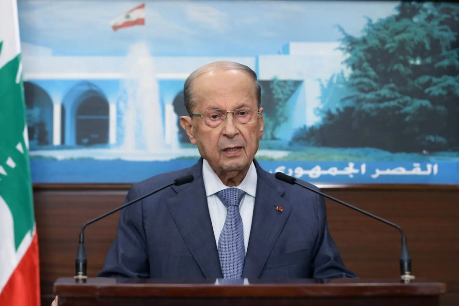 Lebanese President Michel Aoun. (Reuters)