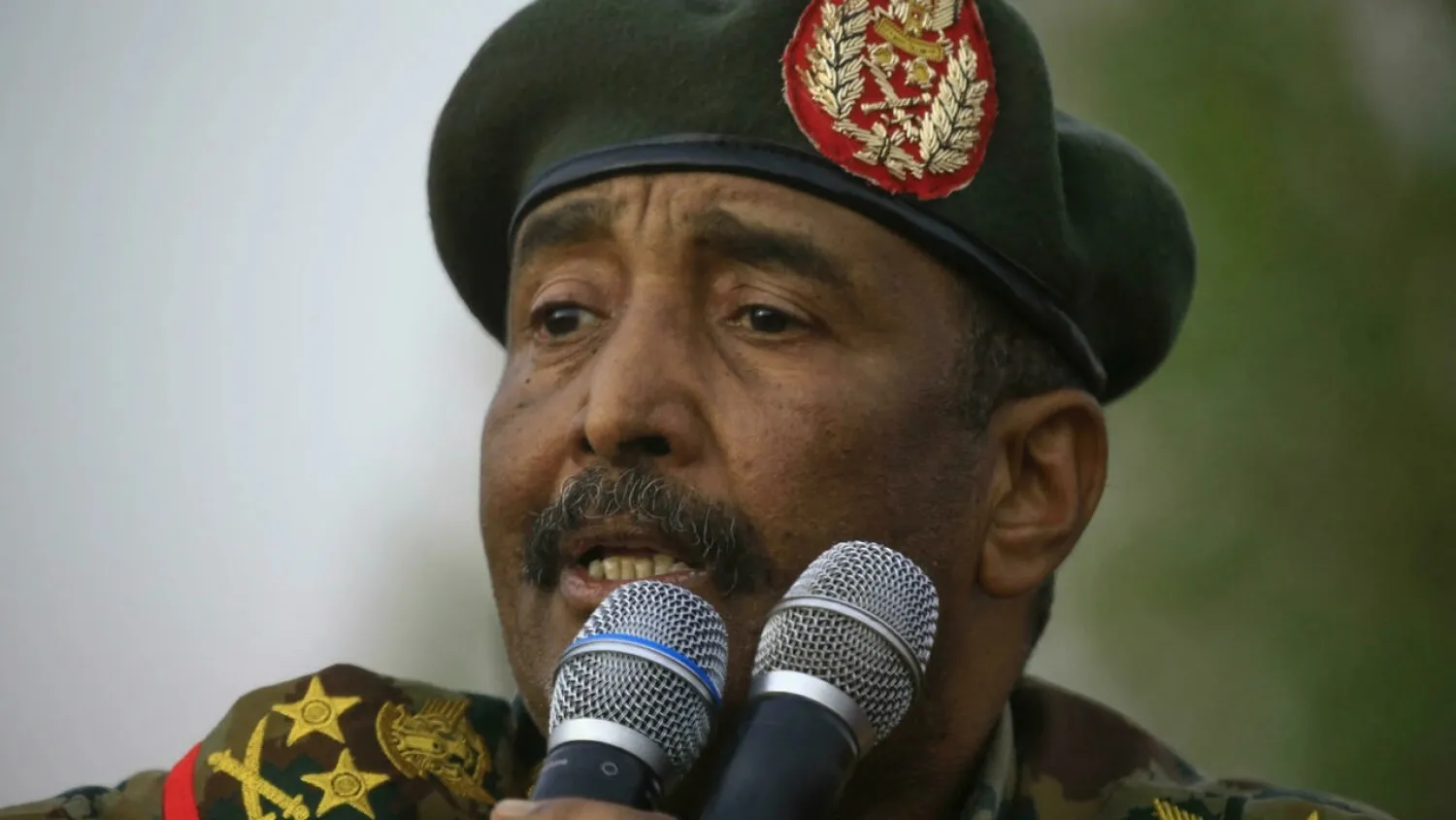 Sudan’s top general Abdel Fattah al-Burhan. (AFP)