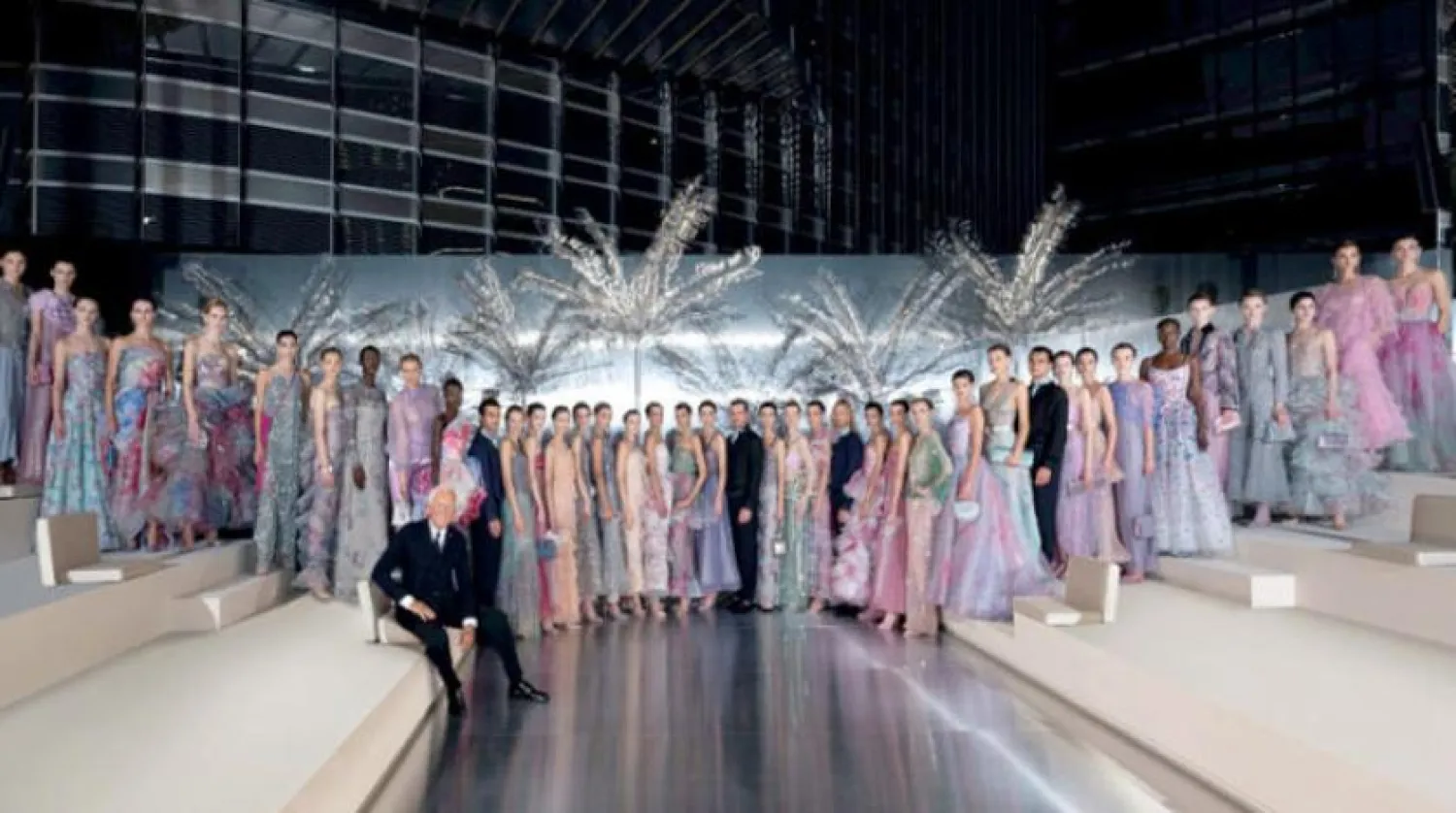 Giorgio Armani ve modelleri.