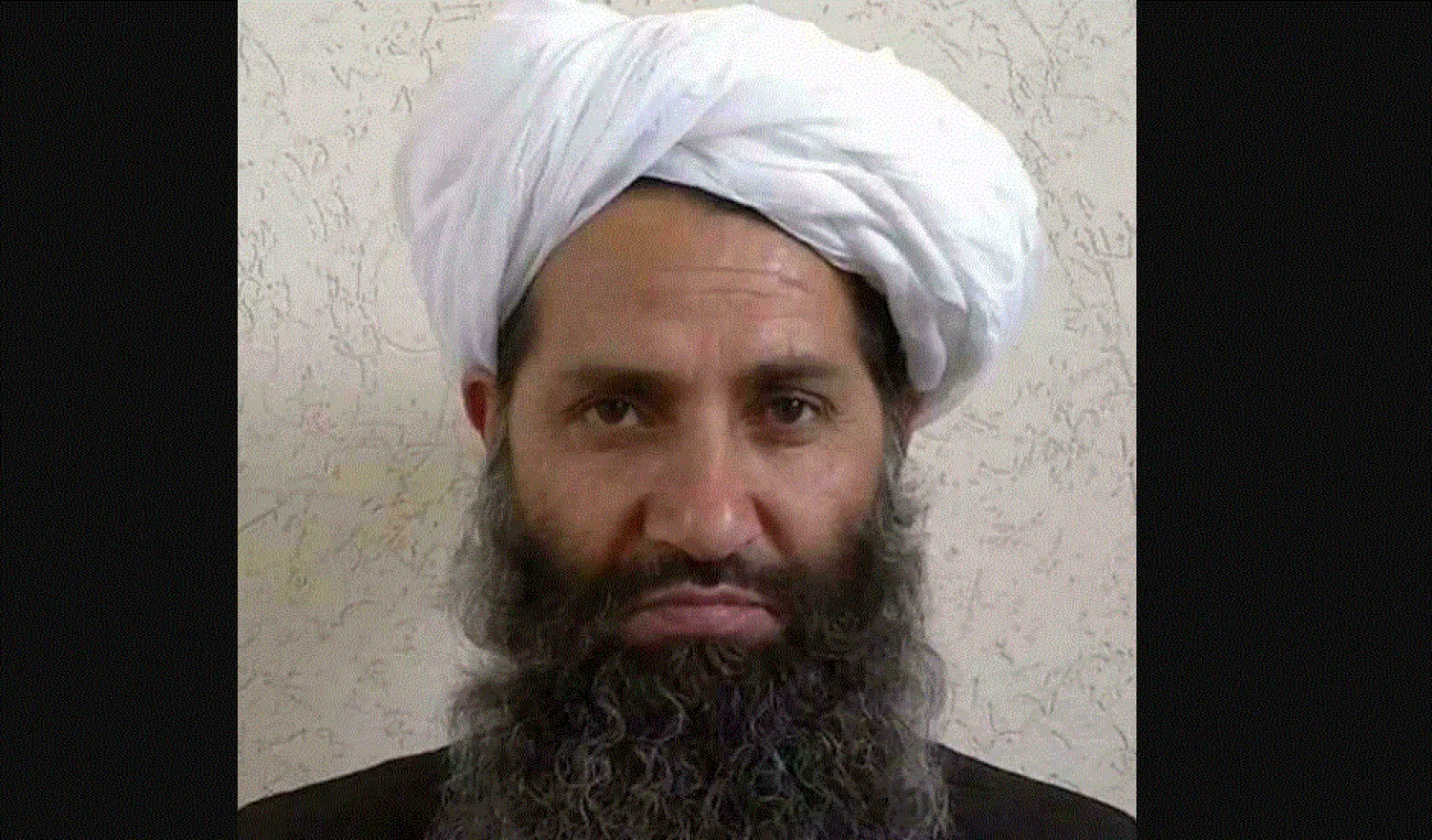 Until now, the Taliban leader had never made a public appearance and his whereabouts were largely unknown. Here, Haibatullah Akhundzada is seen in an undated photograph, posted on a Taliban twitter feed on May 25, 2016, and identified separately by several Taliban officials, who declined be named. - Afghan Taliban/AFP/File
