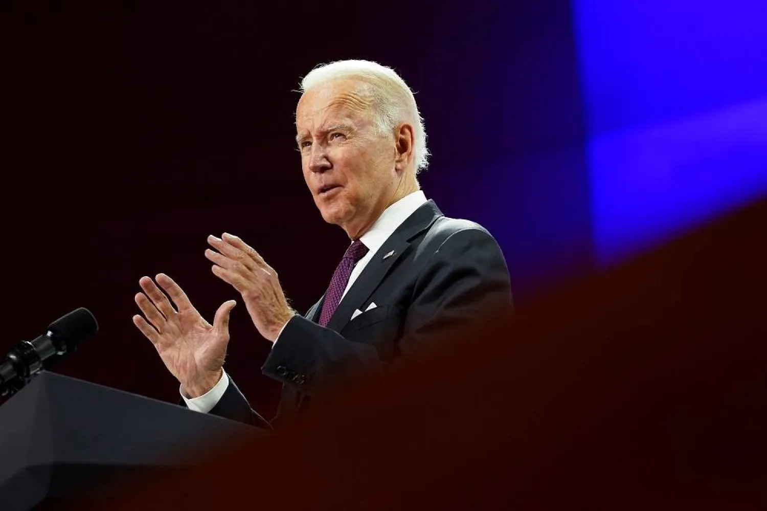 Biden, who succeeded former president Donald Trump in January, acknowledged that the United States had not always led by example on climate change. (Reuters)