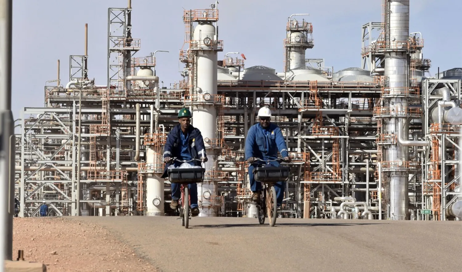In Amenas gas plant, 1,300 kilometres southeast of Algiers. (AFP file photo)