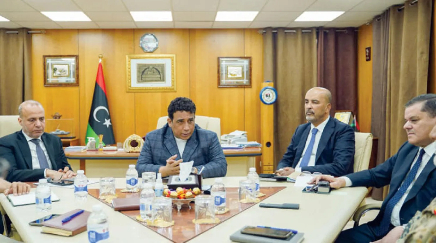 صورة لاجتماع سابق للسلطة التنفيذية الليبية في طرابلس (المجلس الرئاسي)