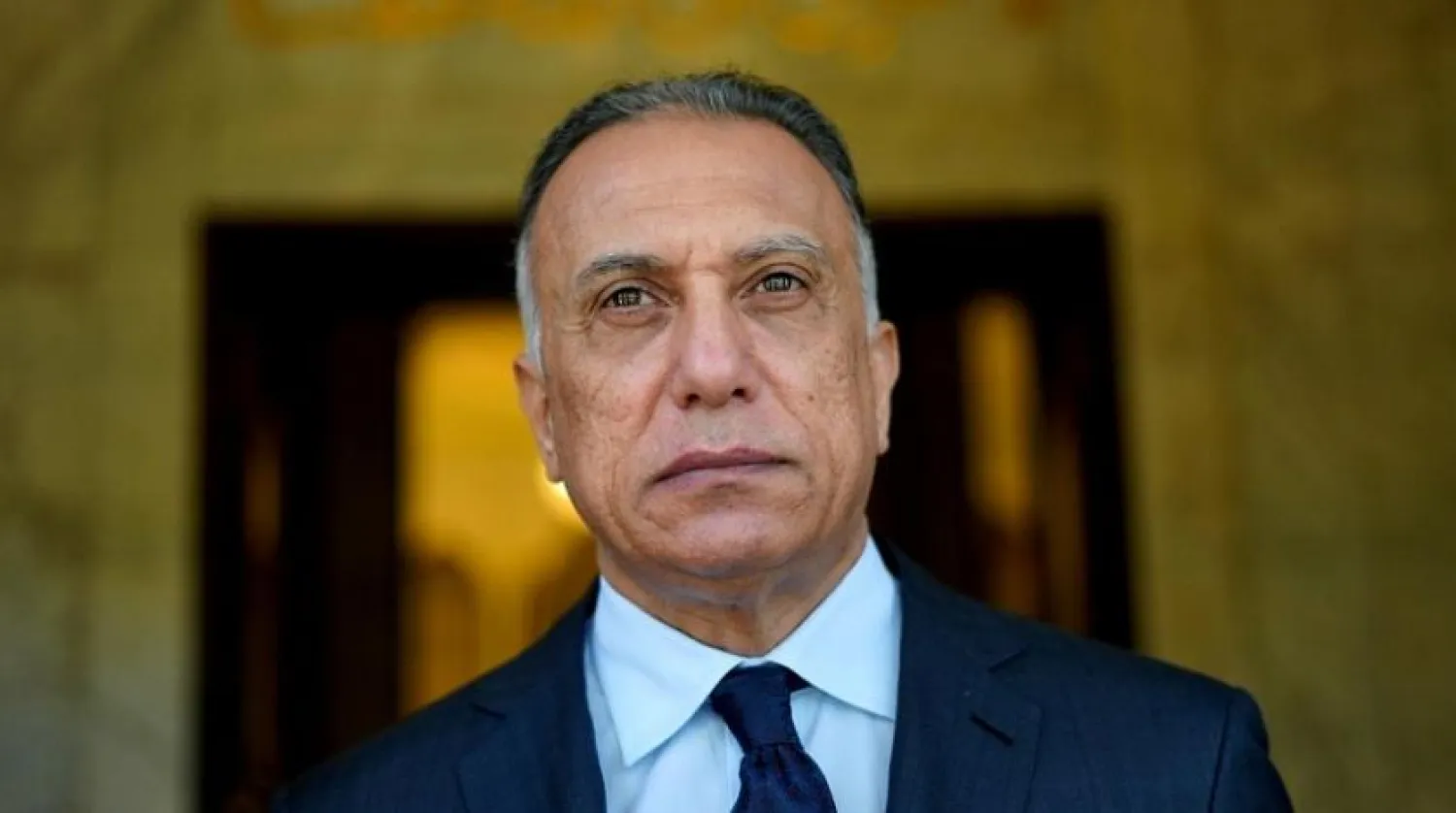 Iraqi Prime Minister Mustafa al-Kadhimi at his office in Baghdad on June 4, 2020. (Reuters)
