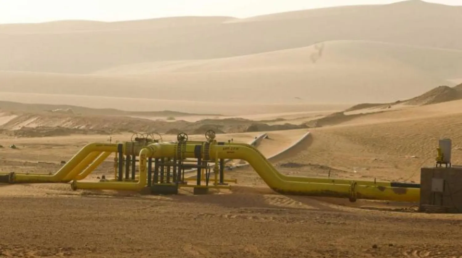 A gas pipeline in Algeria (File photo: Reuters)
