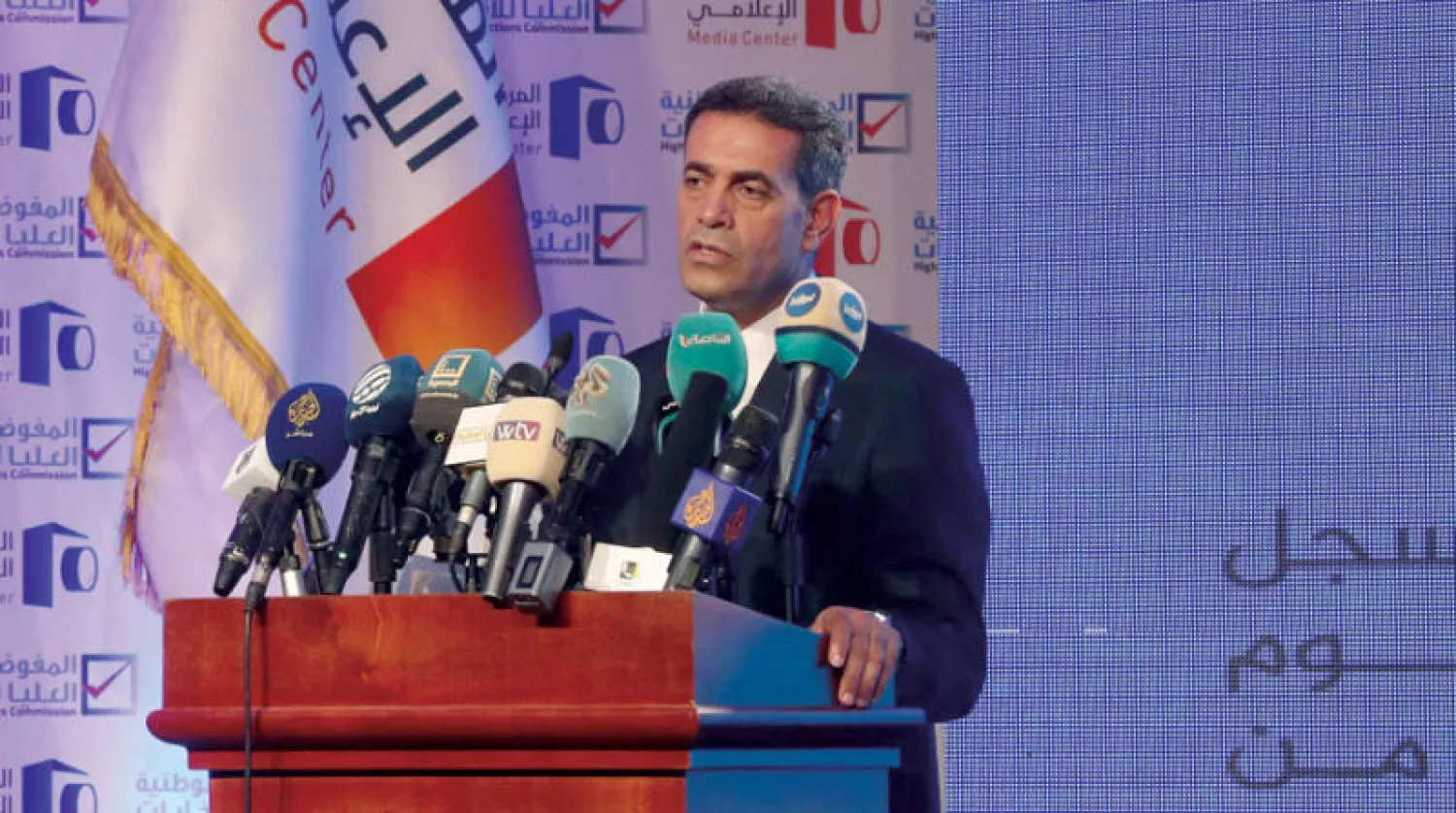 عماد السايح رئيس المفوضية العليا للانتخابات (أ.ف.ب)