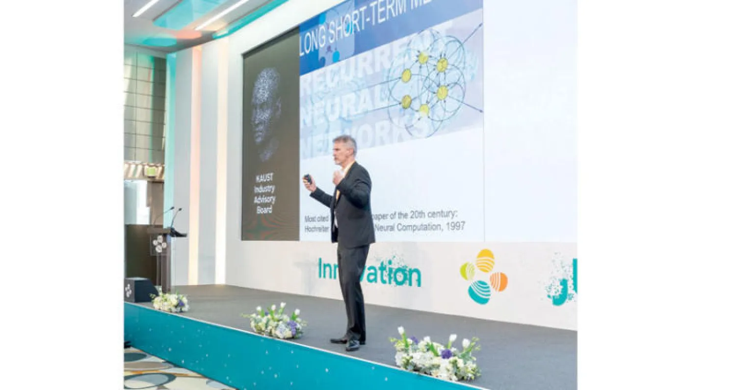 البروفيسور يورغن شميدهوبر مدير مبادرة كاوست للذكاء الصناعي