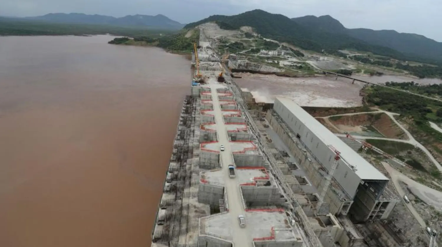 Ethiopia's Grand Renaissance Dam is seen as it undergoes construction work on the river Nile in Guba Woreda, Benishangul Gumuz Region, Ethiopia September 26, 2019. (Reuters)
