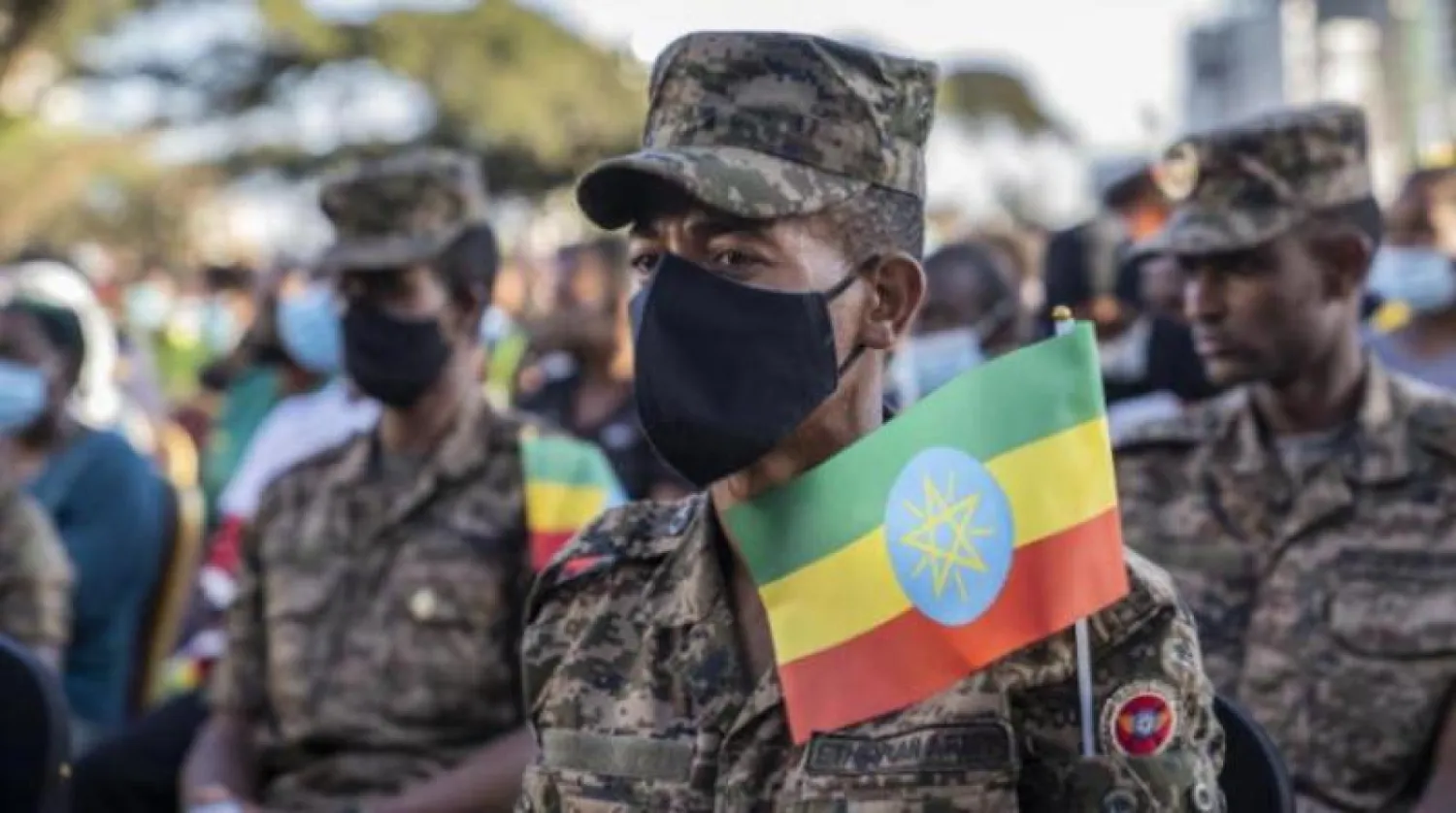 جنود إثيوبيون في العاصمة أديس أبابا (إ.ب.أ)