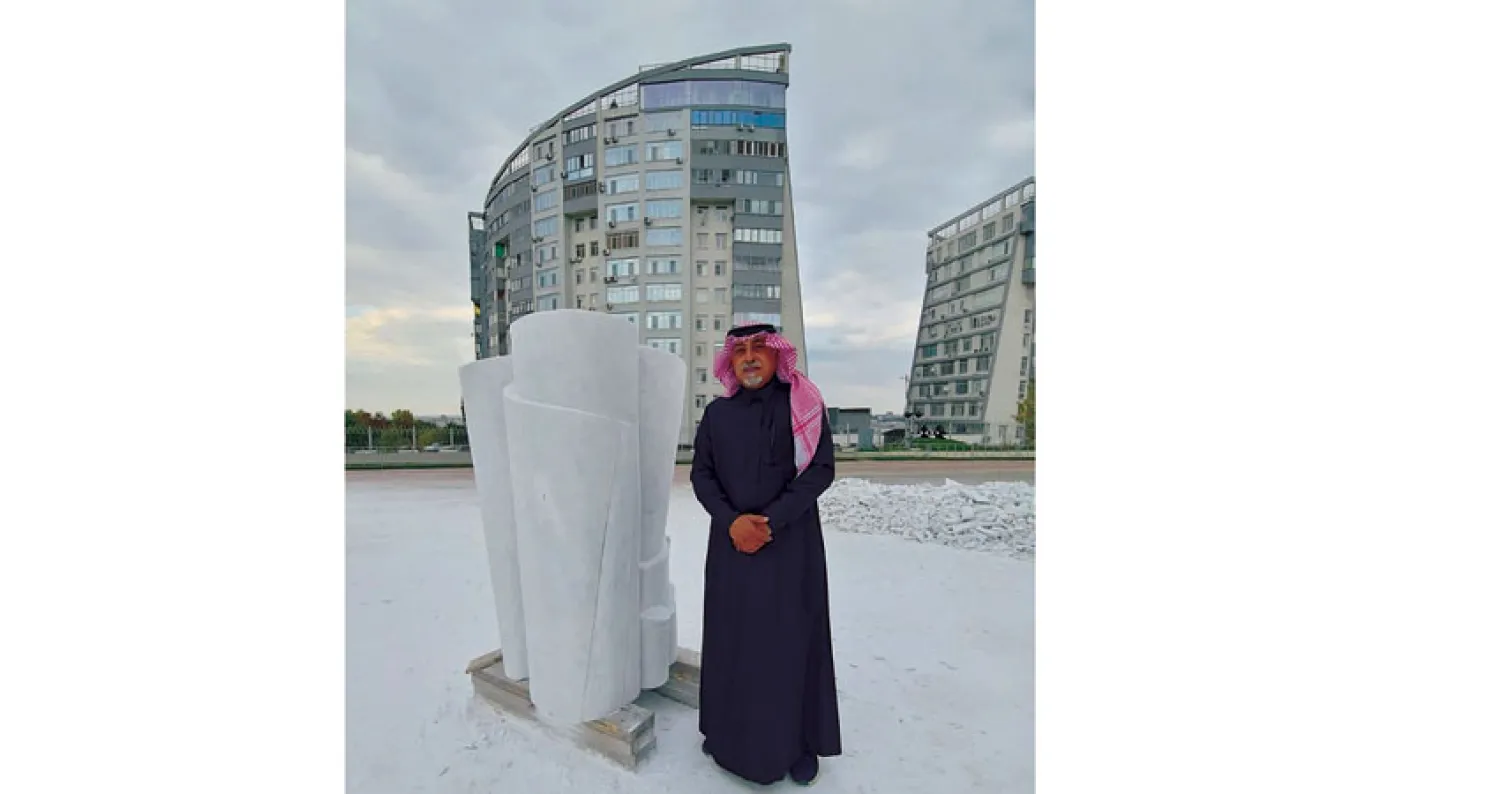 عصام جمیل تندیس ساز سعودی (الشرق الاوسط)