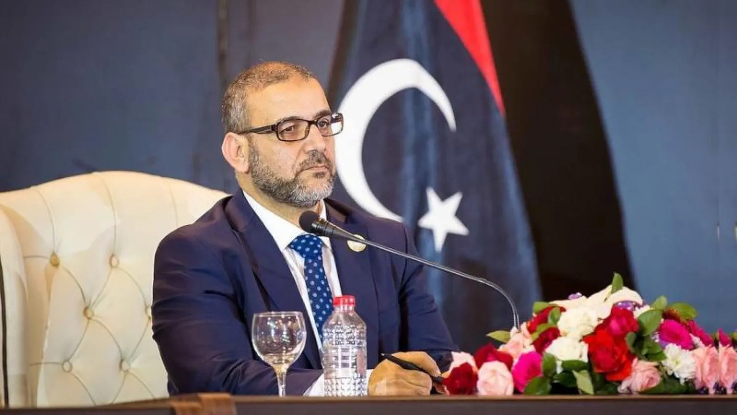 رئيس مجلس الدولة الليبي خالد المشري (أرشيفية)