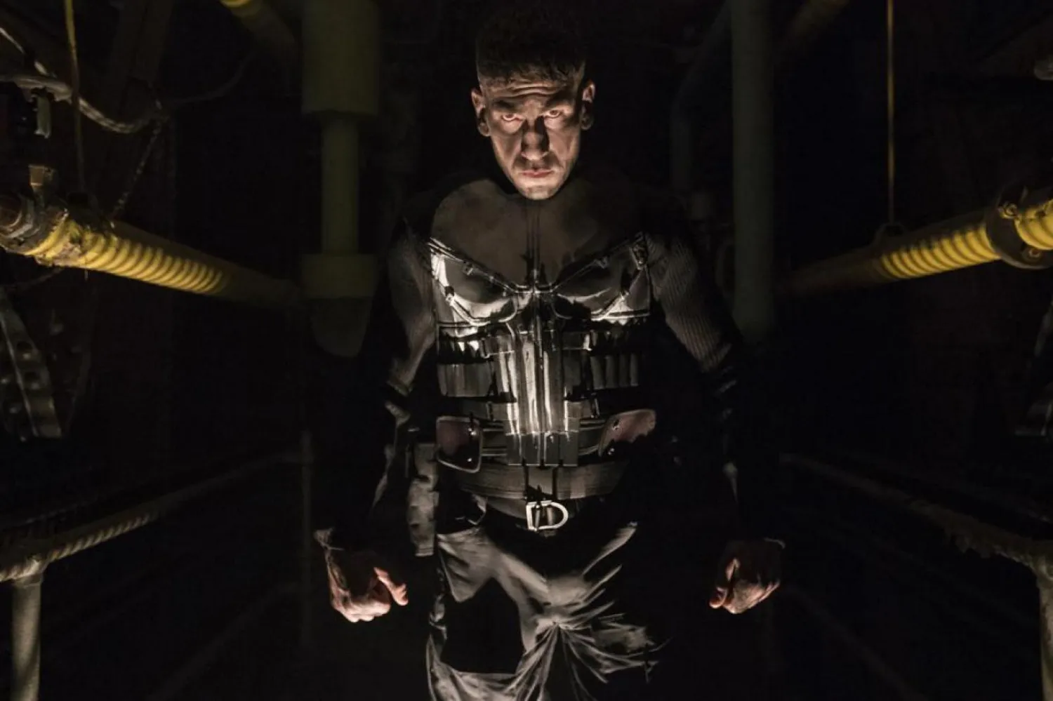 Jon Bernthal, 2019 yapımı Asfaltın Kralları'nda (Ford v Ferrari) ABD'li iş insanı ve Ford'un başkan yardımcısı Lee Iacocca'yı canlandırmıştı (Netflix)
