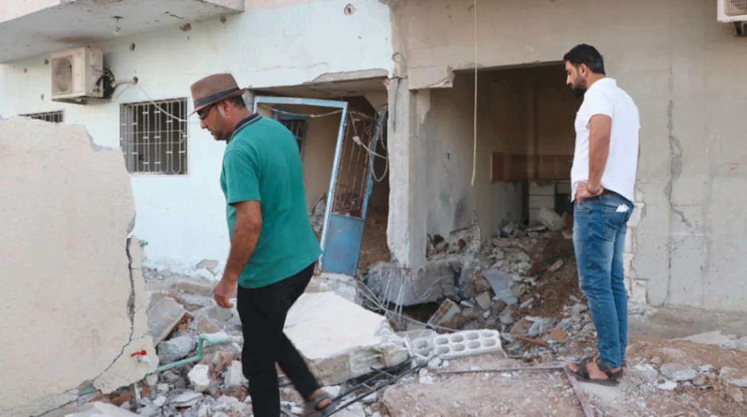 بعد قصف من مدفعية تركية شمال شرقي سوريا (الشرق الأوسط)