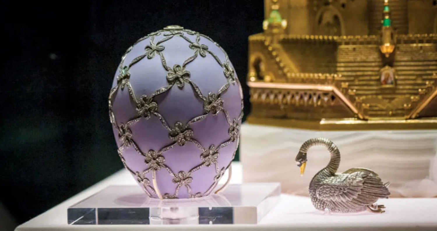 من بيضات الفصح الشهيرة (إ.ب.أ)