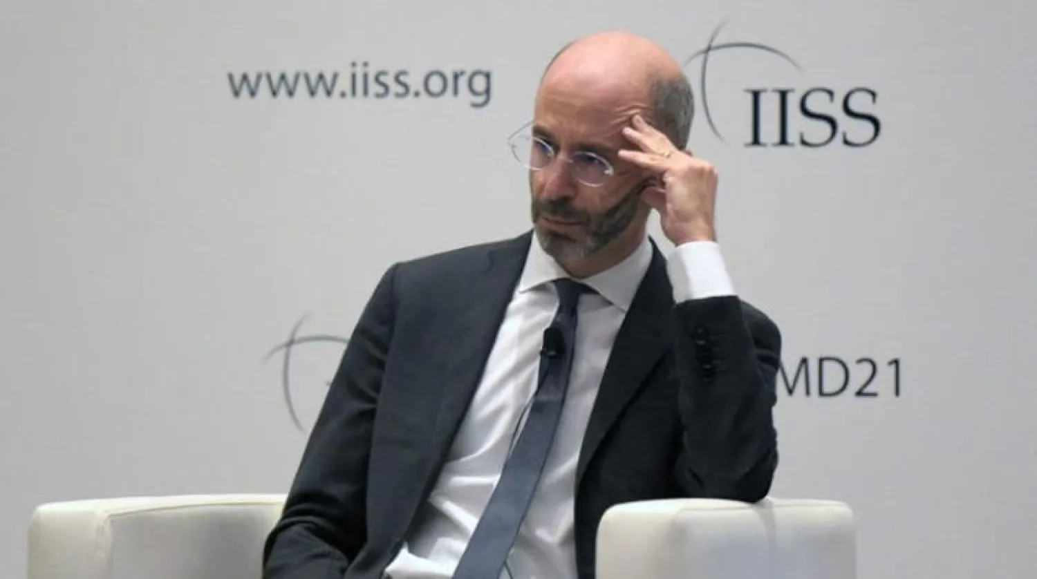 ABD'nin İran Özel Elçisi Robert Malley 2021 Manama Diyalog Forumu’nun oturum aralarındayken (AFP)