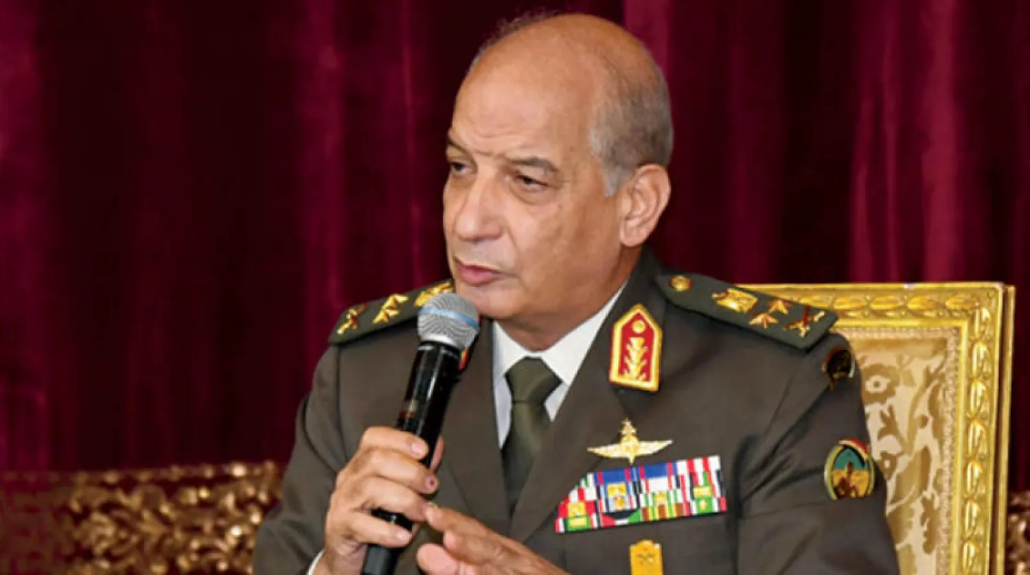 وزير الدفاع المصري خلال كلمته أمام أعضاء مجلس النواب والشيوخ (المتحدث العسكري المصري)