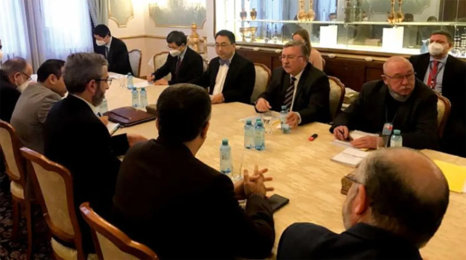 Rusya’nın Viyana temsilcisi tarafından 28 Kasım’da yapılan istişare toplantısına ilişkin dağıtılan fotoğraf