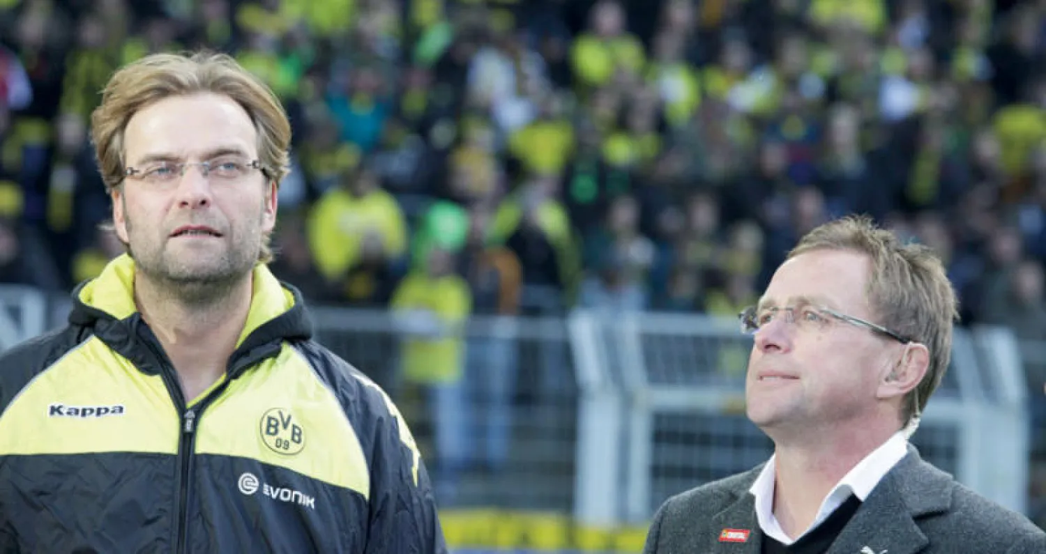 رانغنيك (يمين) كان له تأثير إيجابي على المدير الفني لليفربول كلوب (غيتي)