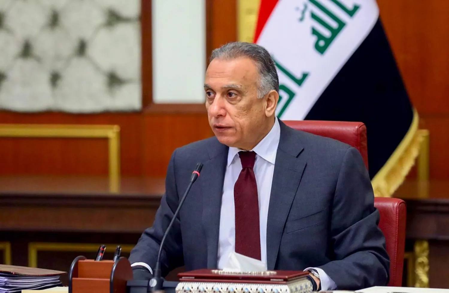 Iraqi Prime Minister Mustafa al-Kadhimi. (AFP)