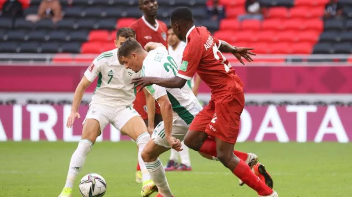 Cezayir Sudan maçında bir kare (AFP)
