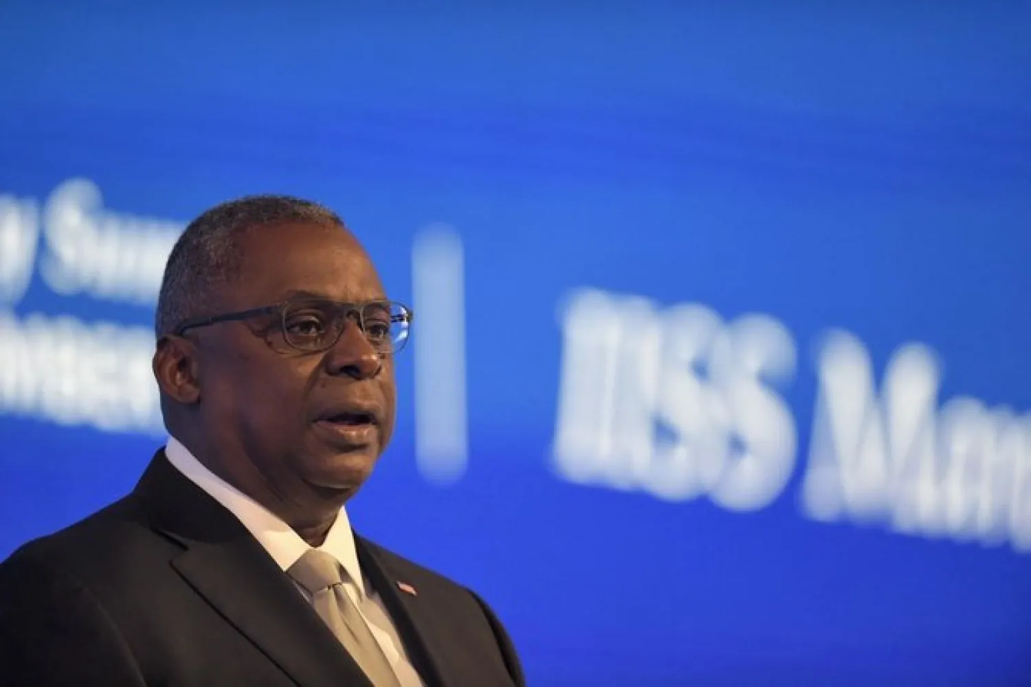 Defense Secretary Lloyd Austin vowed the US would maintain its capability to deter potential threats posed by China. (AFP)
