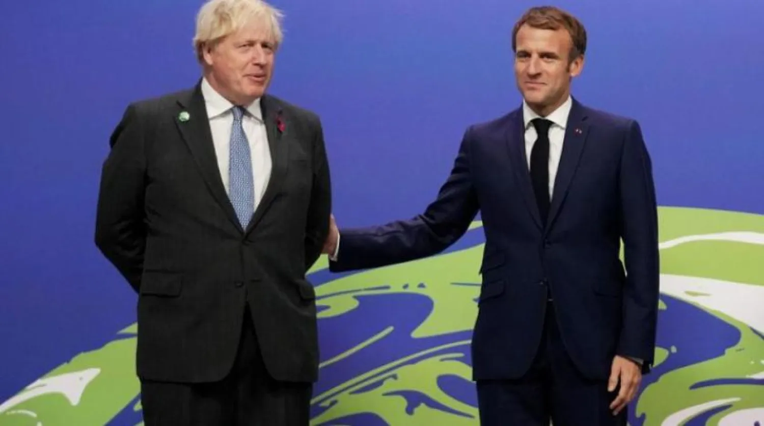 Fransa Cumhurbaşkanı Emmanuel Macron ve İngiltere Başbakanı Boris Johnson (Reuters)