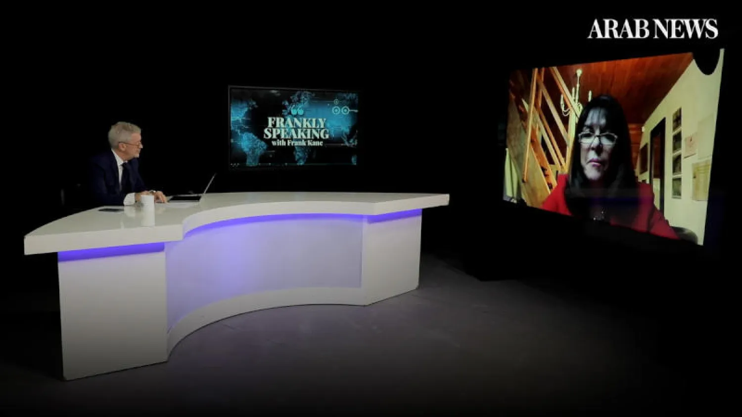 من لقاء عضو مجلس الشيوخ الفرنسي نتالي غوليه مع برنامج «فرانكلي سبيكينغ»