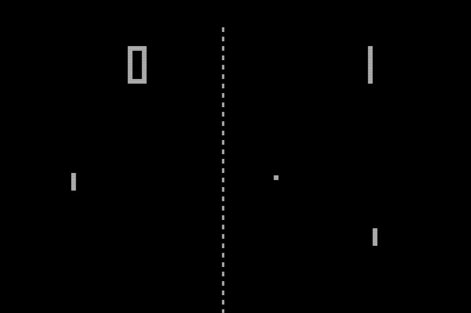 Pong, Atari'nin 1972'de piyasaya sürdüğü bir masa tenisi oyunuydu (Wikimedia Commons)

