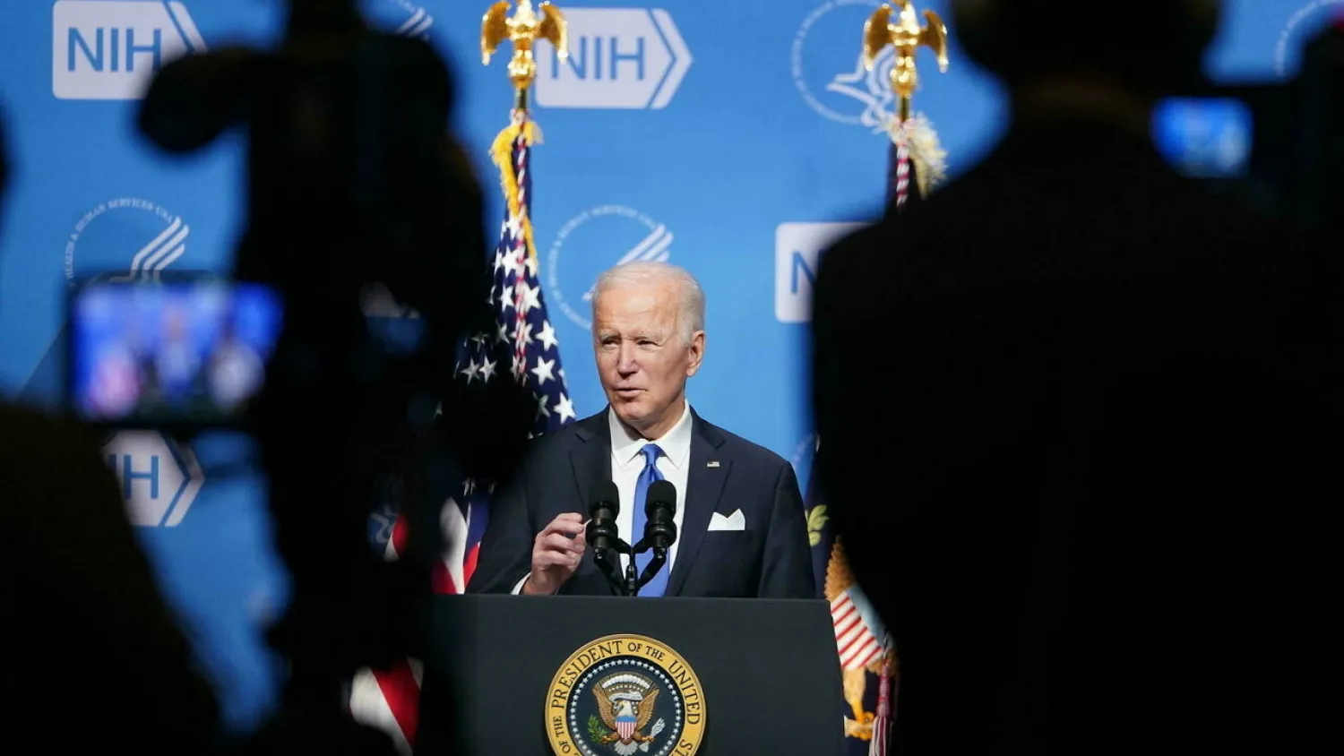 US President Joe Biden has announced a raft of measures to fight Covid-19. MANDEL NGAN AFP
