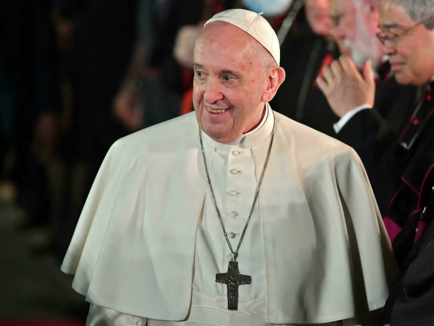 Pope Francis will Friday hold an an ecumenical prayer service with asylum seekers from dozens of nations at Nicosia's Catholic Church of the Holy Cross, located near the UN-patrolled "Green Line" that splits the country Iakovos. HATZISTAVROU AFP
