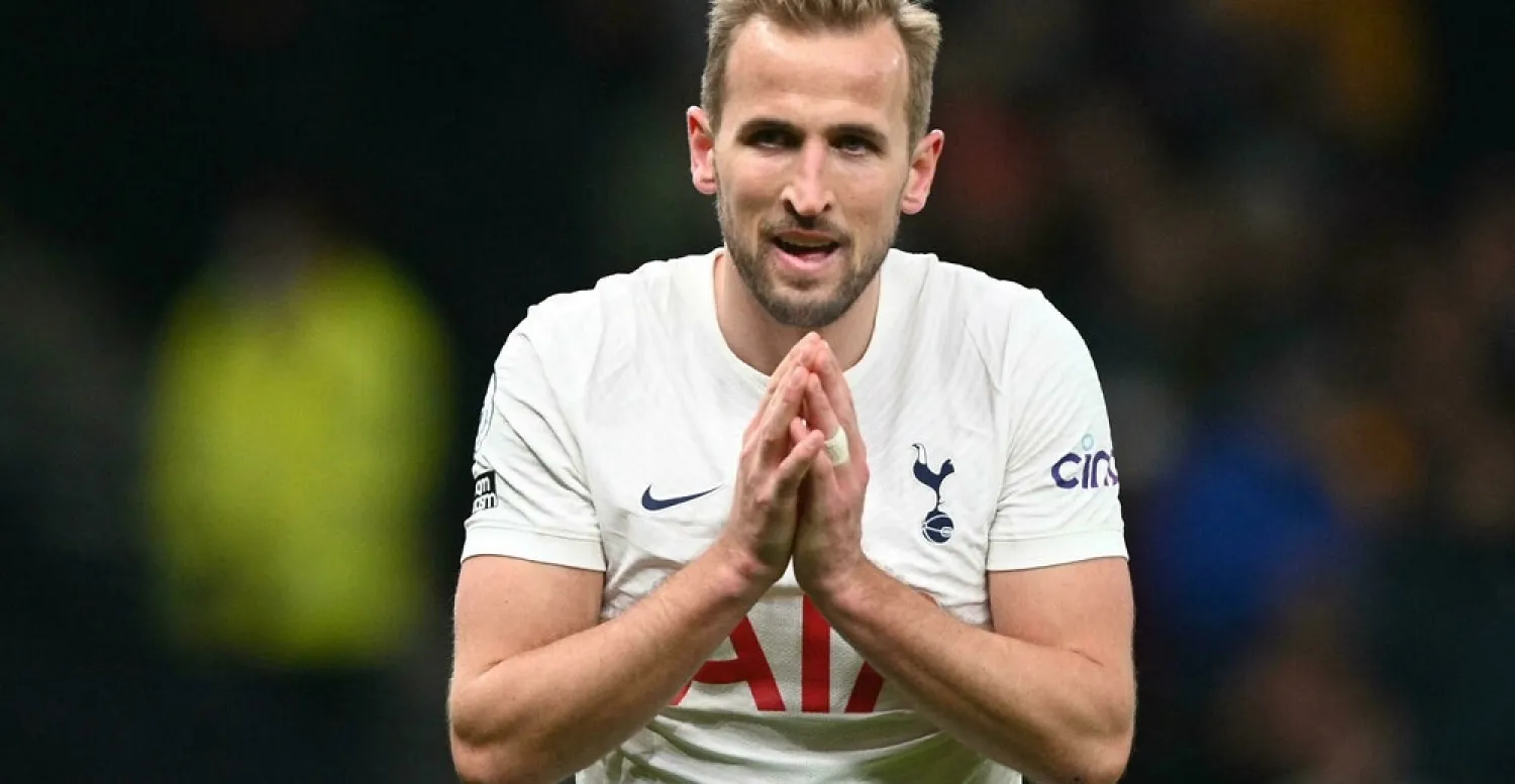  Tottenham striker Harry Kane. (AFP)