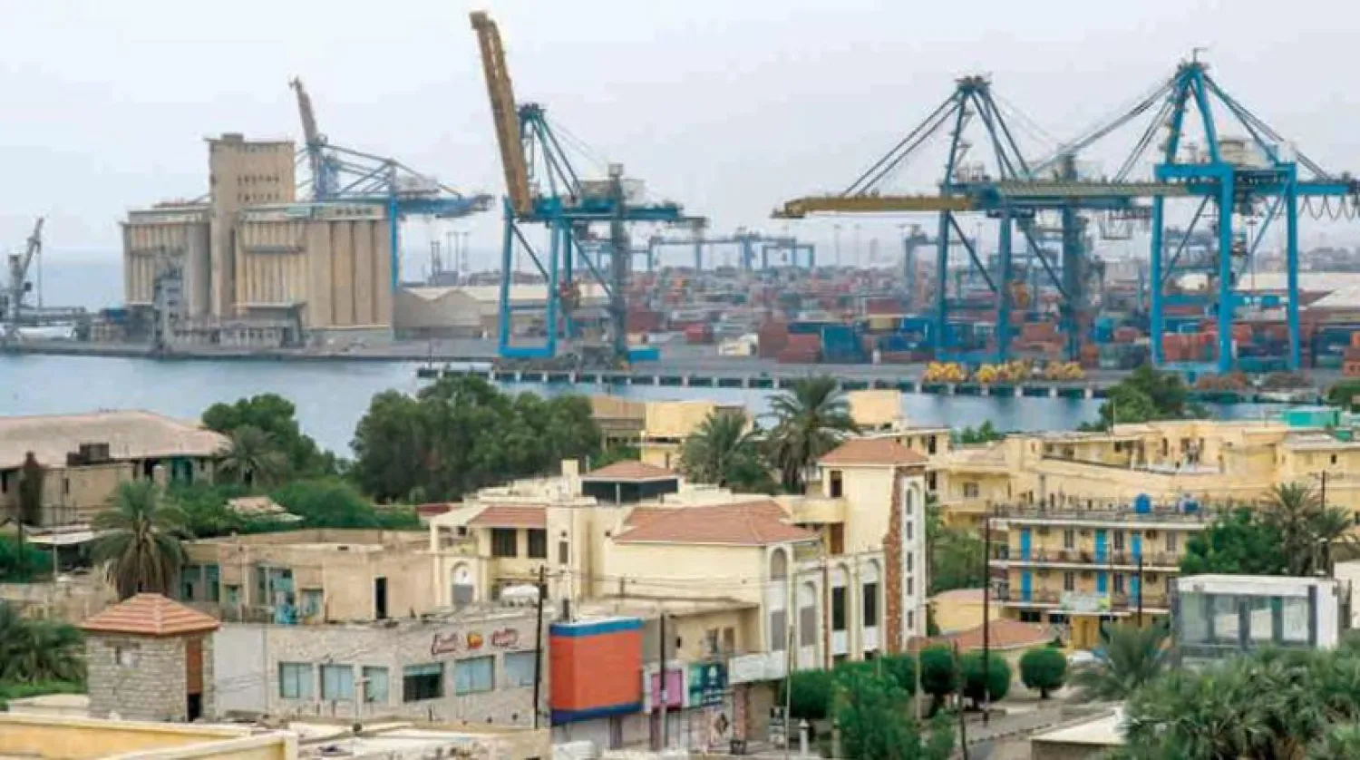 Kızıldeniz’deki Port Sudan Limanı. (AFP)
 