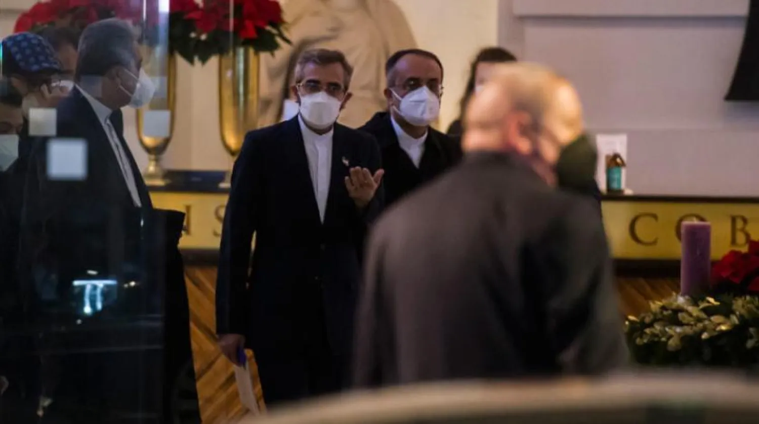 Iran's chief negotiator, Ali Bagheri Kani, leaving the JCPOA meeting in Vienna last Monday (EPA)