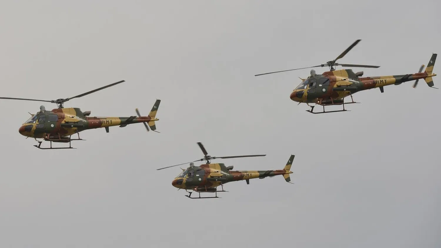 Pakistan’s military had dispatched the helicopter earlier on Tuesday morning to rescue climbers. (File photo: AFP)
