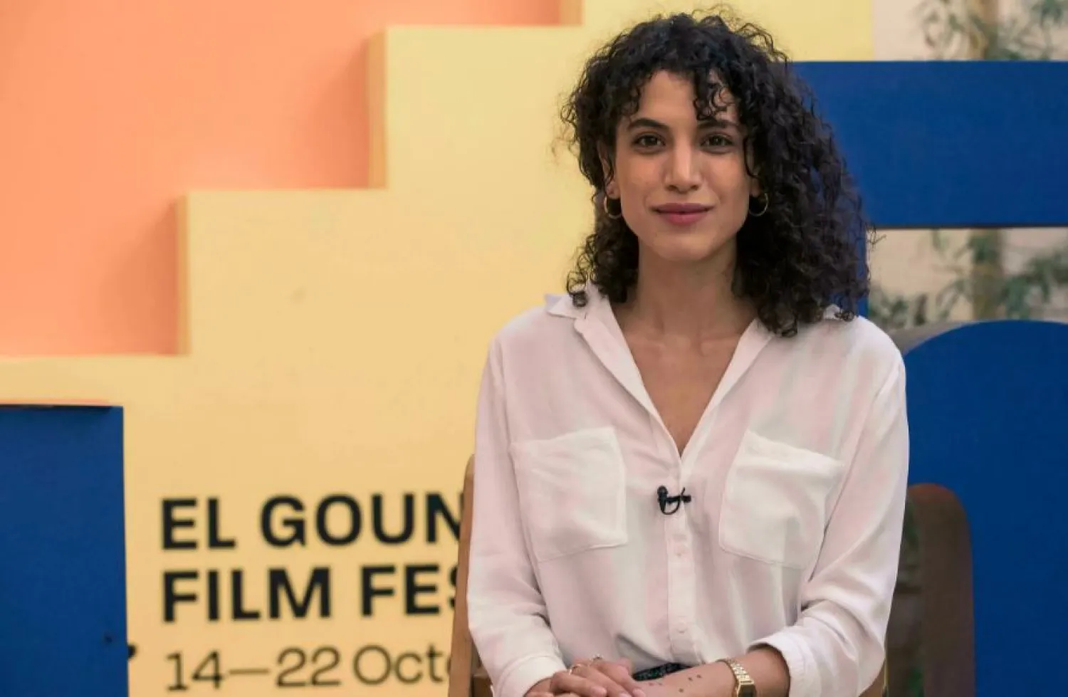 Iraqi actress and director Zahraa Ghandour Khaled DESOUKI AFP
