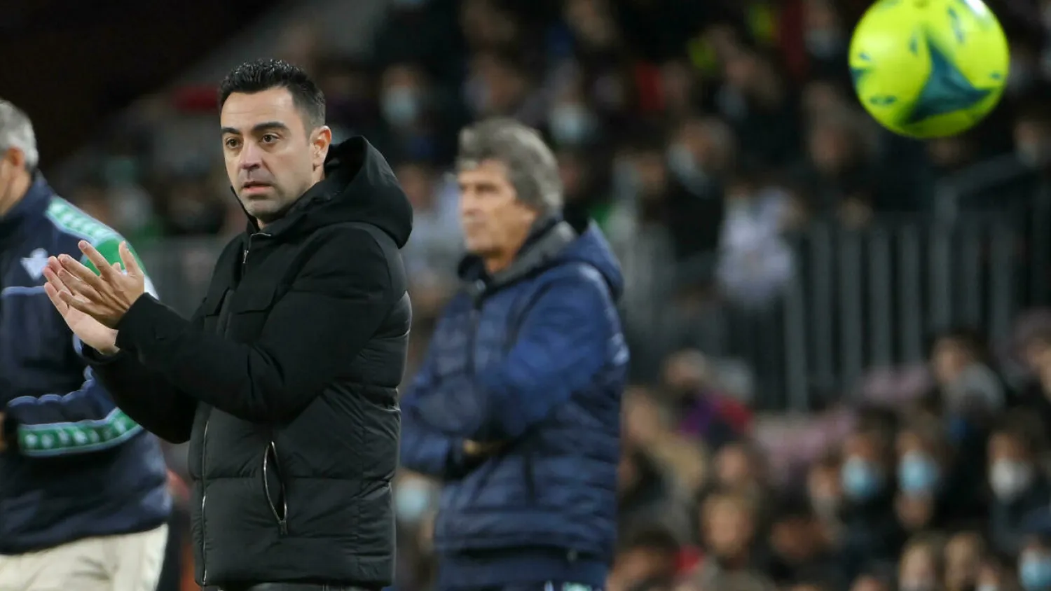 Barcelona suffered their first defeat under new coach Xavi Hernandez on Saturday when they lost to Real Betis. LLUIS GENE AFP/File
