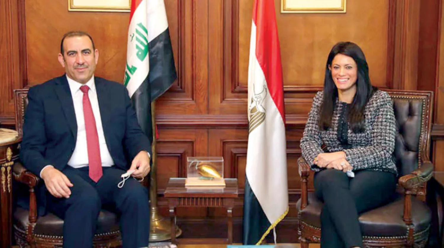 المشاط ووزير التخطيط العراقي (وزارة التعاون الدولي)