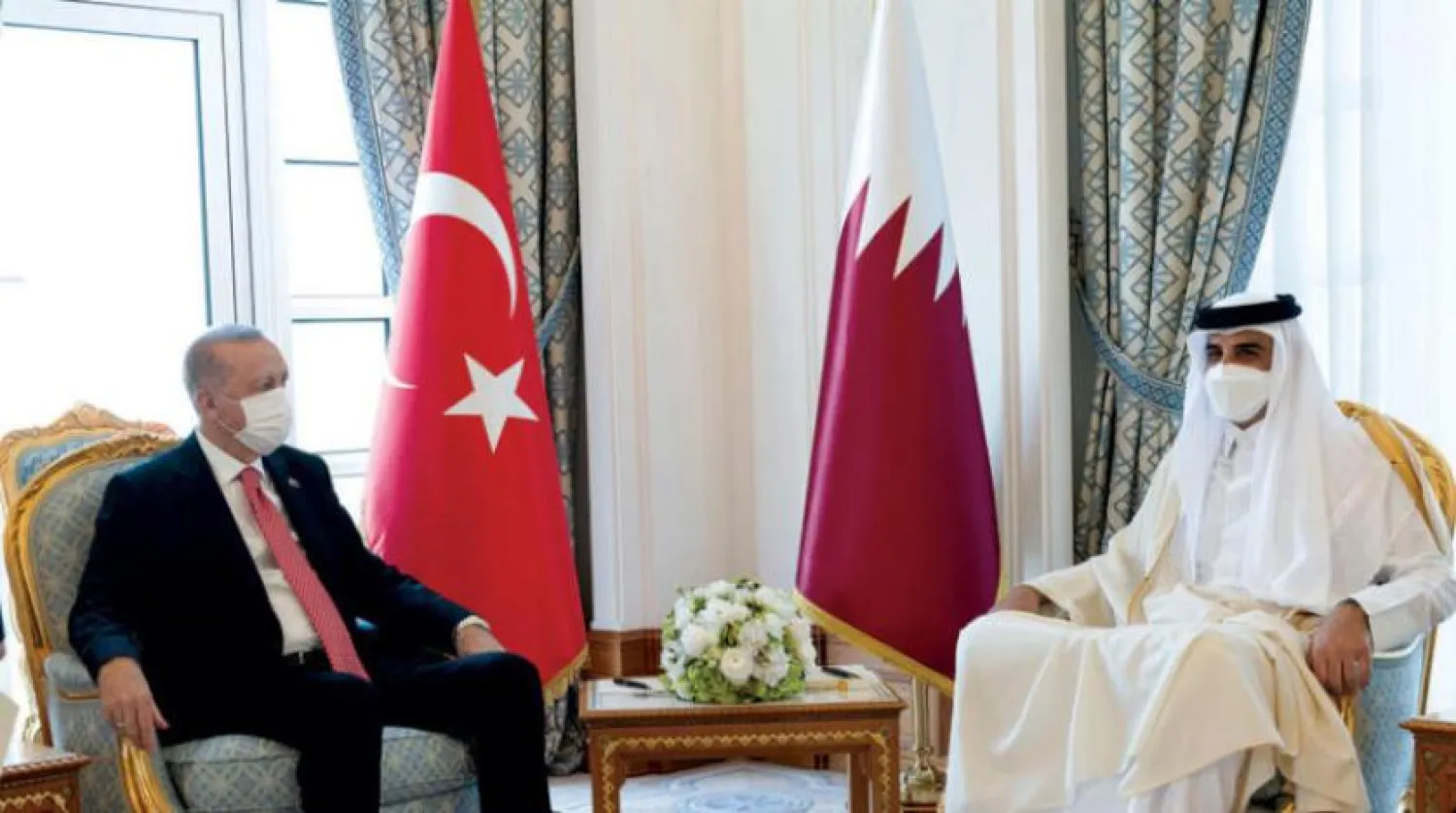 Qatari Emir Sheikh Tamim bin Hamad Al Thani meets with Turkish President Recep Tayyip Erdogan, QNA 