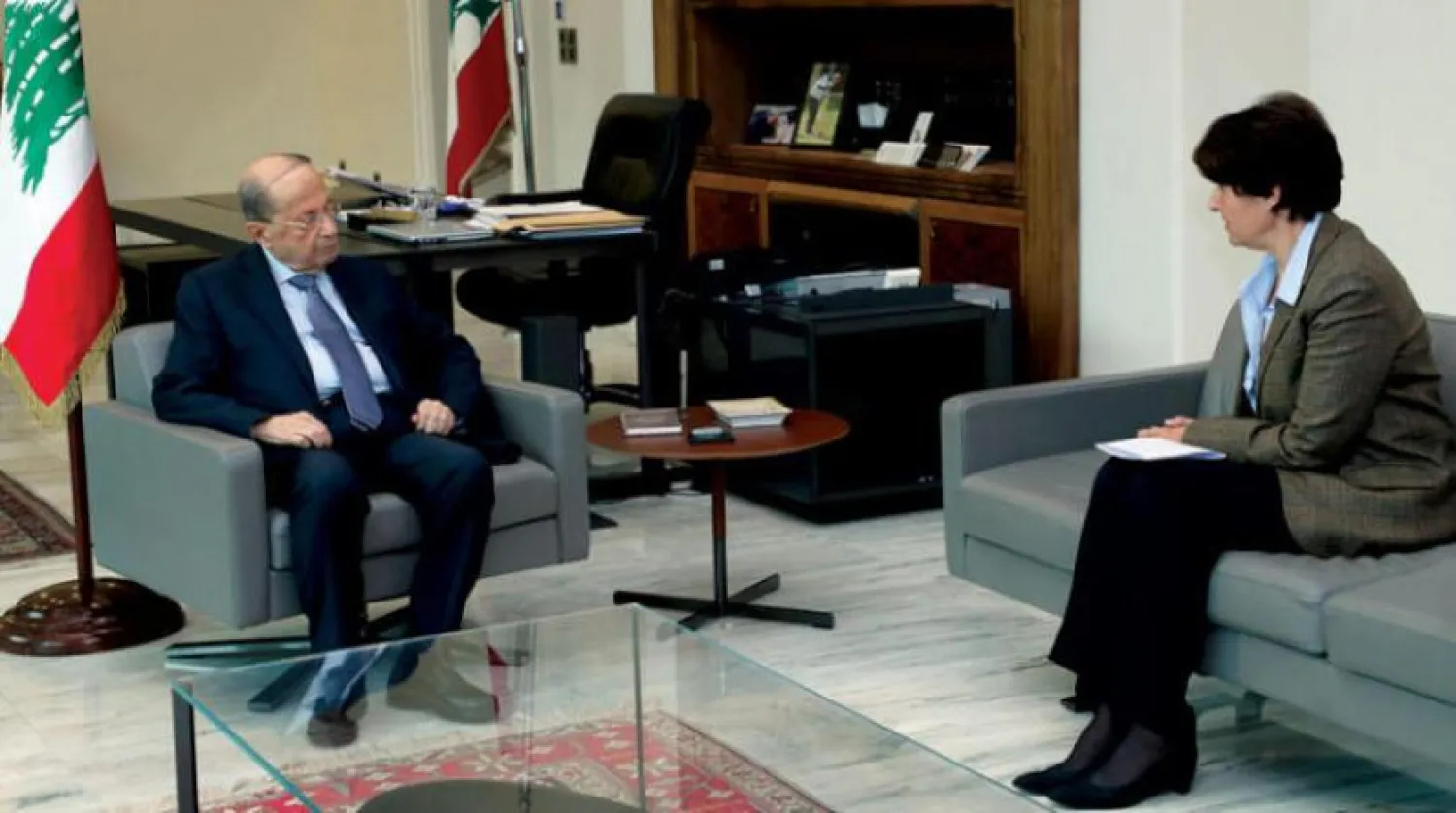 President Michel Aoun receives French Ambassador to Lebanon Anne Griot (Dalati & Nohra)

