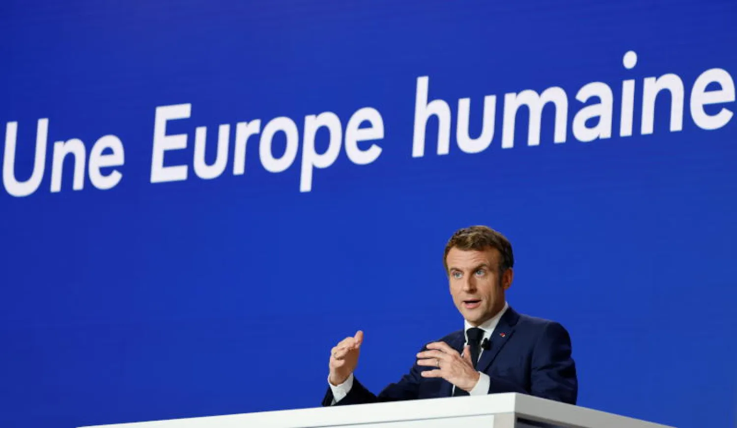 الرئيس الفرنسي إيمانويل ماكرون (رويترز)