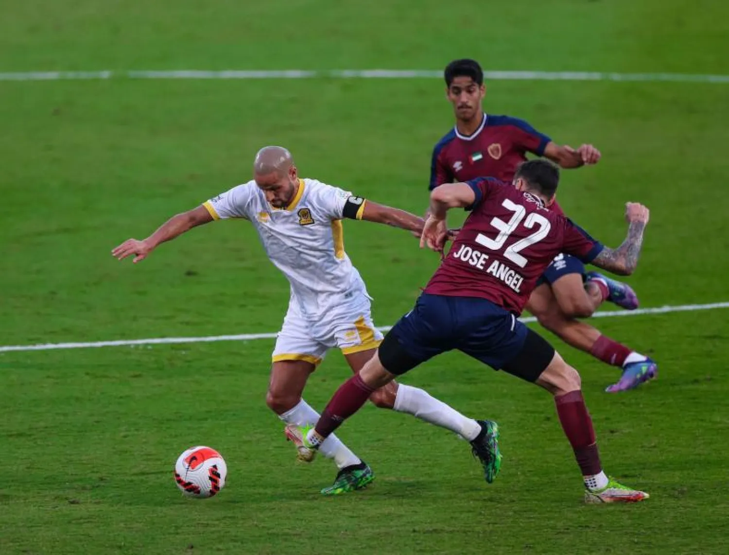 جانب من مواجهة فريق الاتحاد الودية (المركز الإعلامي بالنادي)