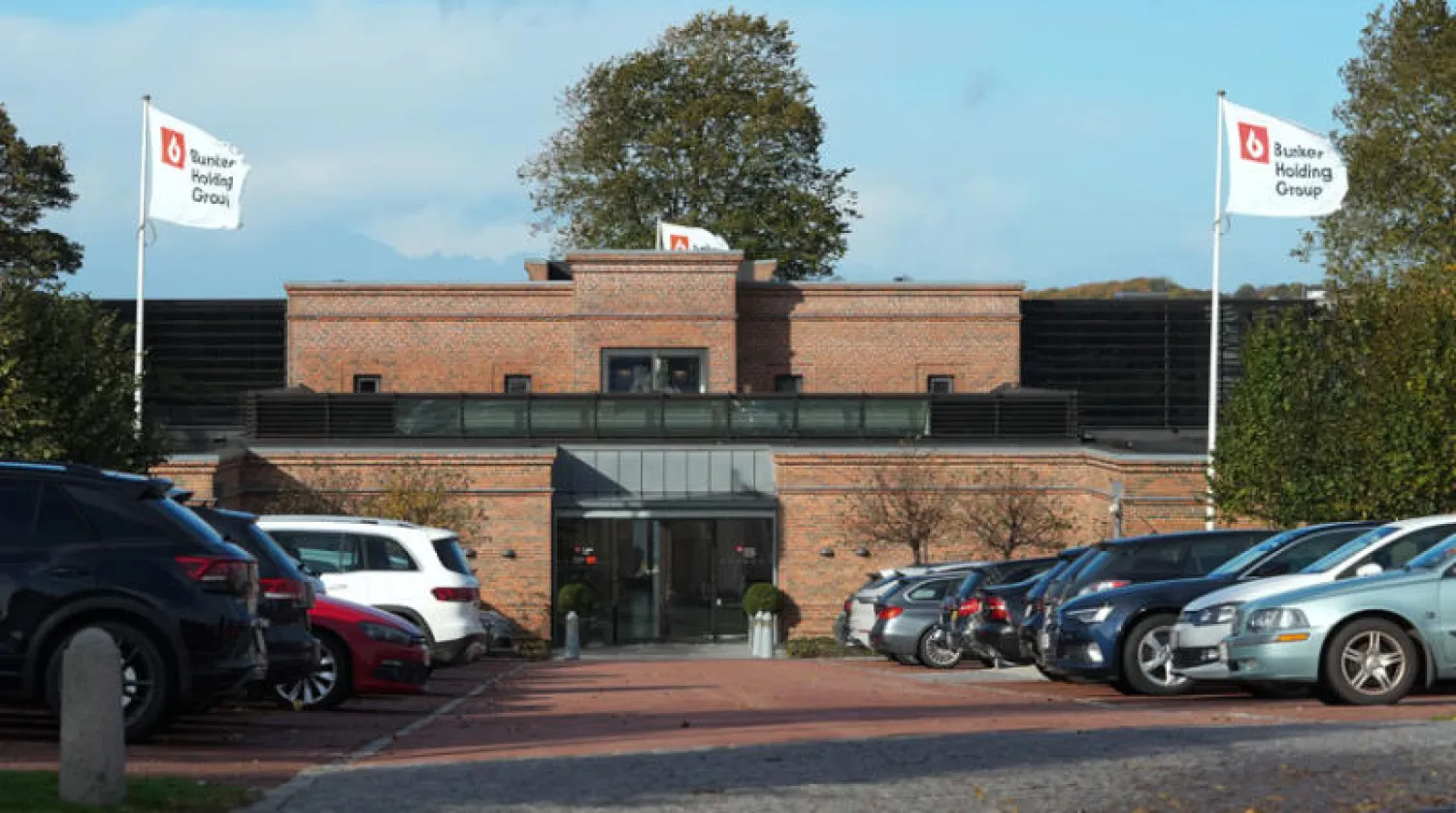 مقر الشركة الدنماركية المتهمة بتزويد الجيش الروسي في سوريا بالوقود (إ.ب.أ)