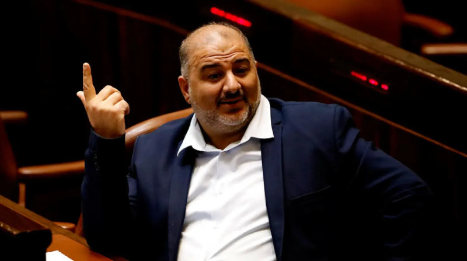 منصور عباس رئيس القائمة الموحدة للحركة الإسلامية في الكنيست (أ.ب)