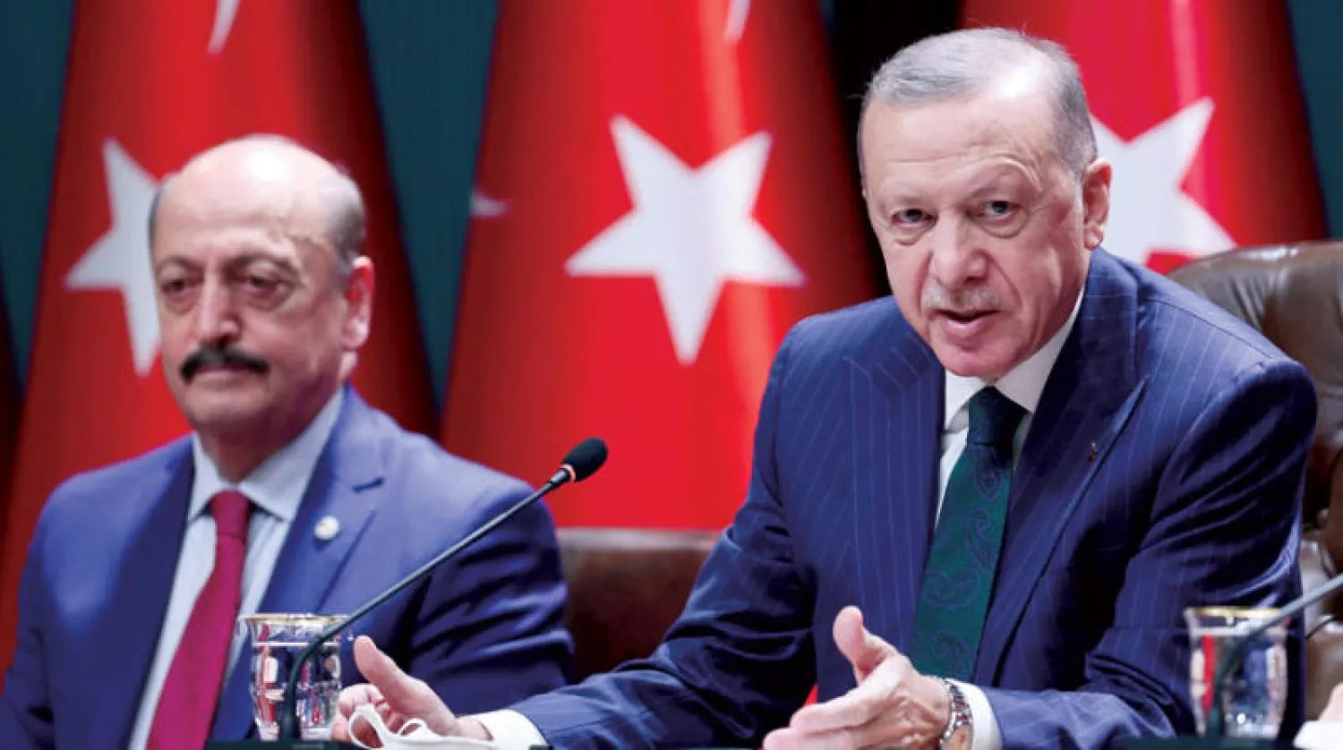 إردوغان يتحدث في مؤتمر صحافي بأنقرة 16 ديسمبر (أ.ف.ب)